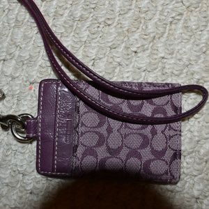 Coach-ID Holder-Purple